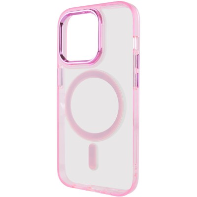 Чохол TPU Iris with MagSafe для Apple iPhone 13 Pro Max (6.7") Рожевий