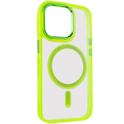 Чохол TPU Iris with MagSafe для Apple iPhone 14 Pro (6.1") Жовтий