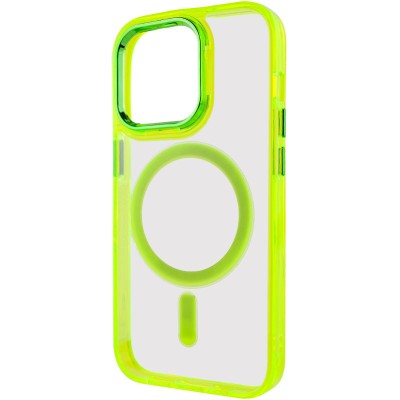 Чохол TPU Iris with MagSafe для Apple iPhone 14 Pro (6.1") Жовтий