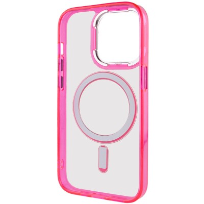 Чохол TPU Iris with MagSafe для Apple iPhone 14 Pro (6.1") Малиновий