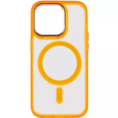 Чохол TPU Iris with MagSafe для Apple iPhone 14 Pro (6.1") Помаранчевий