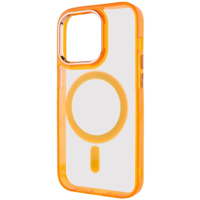 Чохол TPU Iris with MagSafe для Apple iPhone 14 Pro (6.1") Помаранчевий