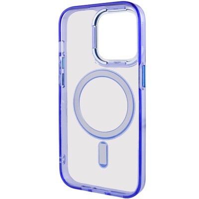 Чохол TPU Iris with MagSafe для Apple iPhone 14 Pro (6.1") Синій
