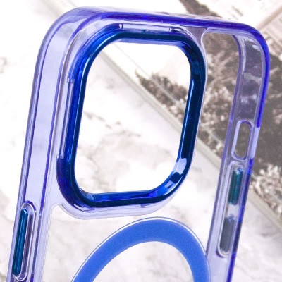 Чохол TPU Iris with MagSafe для Apple iPhone 14 Pro (6.1") Синій
