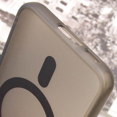 Чохол TPU Lyon frosted with MagSafe для Samsung Galaxy S23 Black