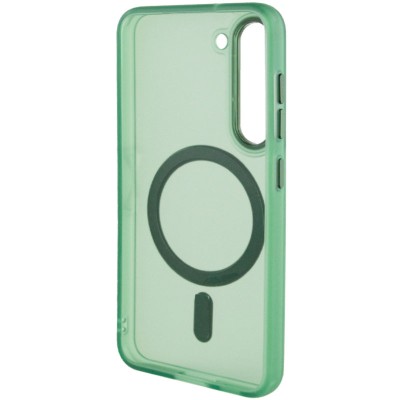 Чохол TPU Lyon frosted with MagSafe для Samsung Galaxy S23 Green