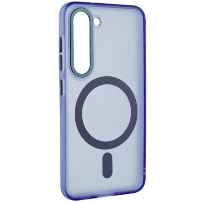 Чохол TPU Lyon frosted with MagSafe для Samsung Galaxy S23 Navy Blue