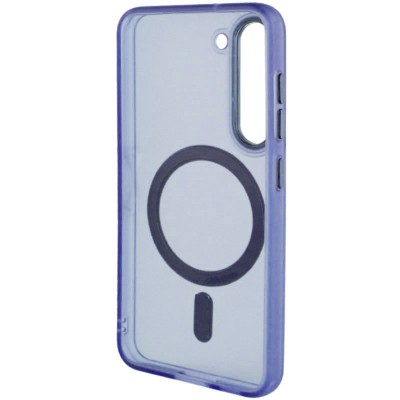 Чохол TPU Lyon frosted with MagSafe для Samsung Galaxy S23 Navy Blue
