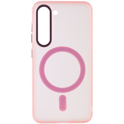 Чохол TPU Lyon frosted with MagSafe для Samsung Galaxy S23 Pink Чохол TPU Lyon frosted with MagSafe для Samsung Galaxy S23 Pink