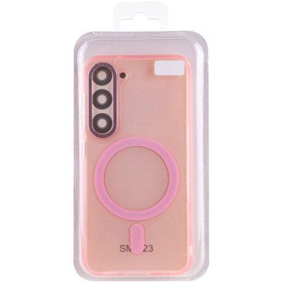 Чохол TPU Lyon frosted with MagSafe для Samsung Galaxy S23 Pink Чохол TPU Lyon frosted with MagSafe для Samsung Galaxy S23 Pink
