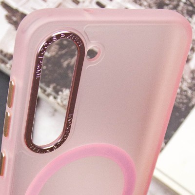 Чохол TPU Lyon frosted with MagSafe для Samsung Galaxy S23 Pink Чохол TPU Lyon frosted with MagSafe для Samsung Galaxy S23 Pink