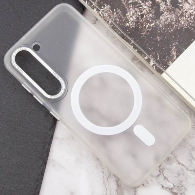 Чохол TPU Lyon frosted with MagSafe для Samsung Galaxy S23 White Чохол TPU Lyon frosted with MagSafe для Samsung Galaxy S23 White