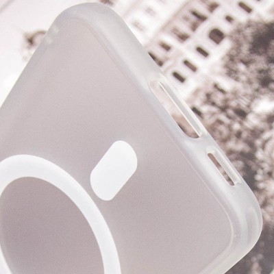 Чохол TPU Lyon frosted with MagSafe для Samsung Galaxy S23 White Чохол TPU Lyon frosted with MagSafe для Samsung Galaxy S23 White