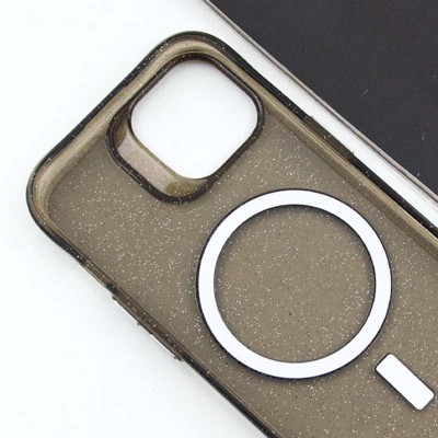 Чохол TPU Radiance with MagSafe для Apple iPhone 15 (6.1") Black