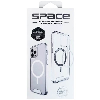 Чохол TPU Space Case with MagSafe для Samsung Galaxy S23 Ultra Прозорий