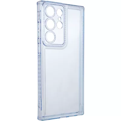 Чохол TPU Starfall Clear для Samsung Galaxy S23 Ultra Блакитний