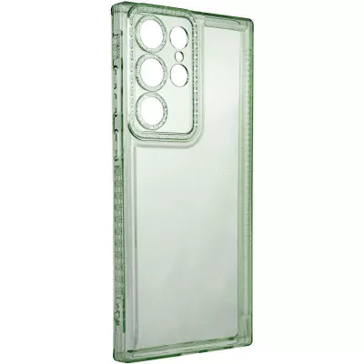 Чохол TPU Starfall Clear для Samsung Galaxy S23 Ultra Зелений