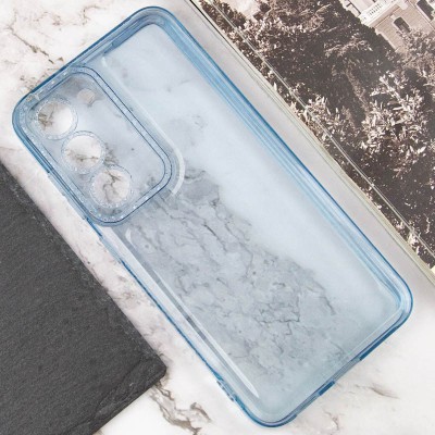 Чохол TPU Starfall Clear для Samsung Galaxy S23 Блакитний