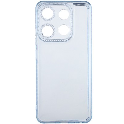 Чохол TPU Starfall Clear для Tecno Pop 7 Блакитний