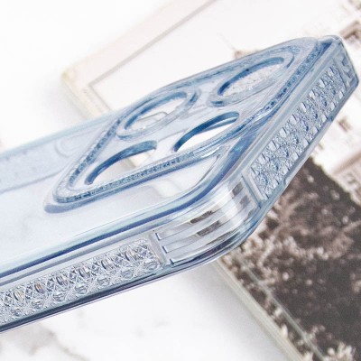 Чохол TPU Starfall Clear для Tecno Pop 7 Блакитний