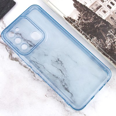 Чохол TPU Starfall Clear для TECNO Spark 8C Блакитний
