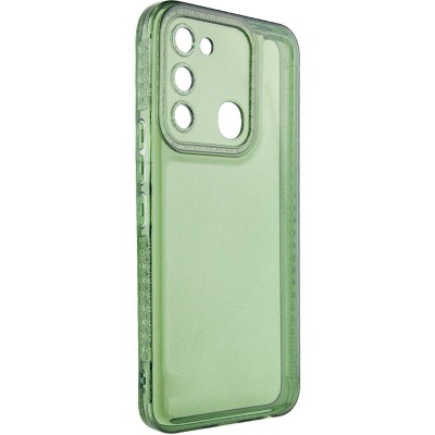 Чохол TPU Starfall Clear для TECNO Spark 8C Зелений Чохол TPU Starfall Clear для TECNO Spark 8C Зелений
