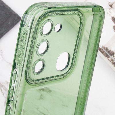Чохол TPU Starfall Clear для TECNO Spark 8C Зелений Чохол TPU Starfall Clear для TECNO Spark 8C Зелений