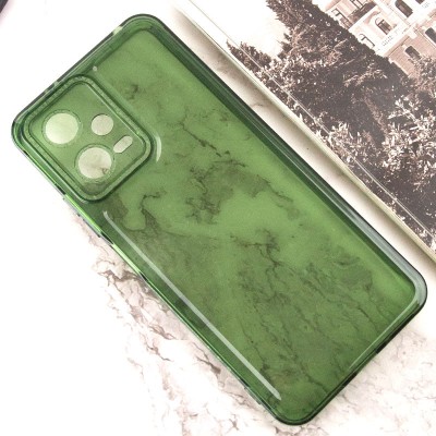 Чохол TPU Starfall Clear для Xiaomi Poco X5 5G / Redmi Note 12 5G Зелений