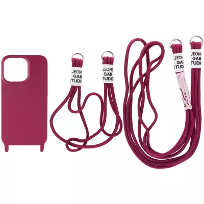 Чохол TPU two straps California для Apple iPhone 11 (6.1") Червоний / Rose Red