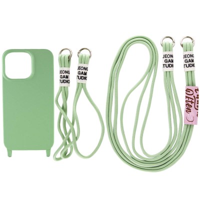 Чохол TPU two straps California для Apple iPhone 11 Pro Max (6.5") Зелений / Pistachio