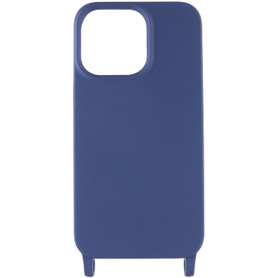 Чохол TPU two straps California для Apple iPhone 13 Pro Max (6.7") Темно-синій / Midnight blue Чохол TPU two straps California для Apple iPhone 13 Pro Max (6.7") Темно-синій / Midnight blue