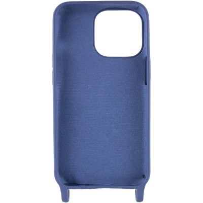 Чохол TPU two straps California для Apple iPhone 13 Pro Max (6.7") Темно-синій / Midnight blue Чохол TPU two straps California для Apple iPhone 13 Pro Max (6.7") Темно-синій / Midnight blue