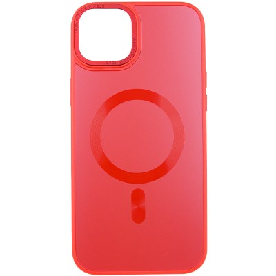 Чохол TPU+Glass Sapphire Midnight Open Camera with MagSafe для Apple iPhone 15 Plus (6.7") Червоний / Red Чохол TPU+Glass Sapphire Midnight Open Camera with MagSafe для Apple iPhone 15 Plus (6.7") Червоний / Red