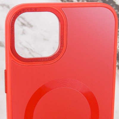 Чохол TPU+Glass Sapphire Midnight Open Camera with MagSafe для Apple iPhone 15 Plus (6.7") Червоний / Red Чохол TPU+Glass Sapphire Midnight Open Camera with MagSafe для Apple iPhone 15 Plus (6.7") Червоний / Red