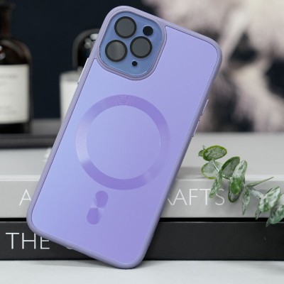 Чохол TPU+Glass Sapphire Midnight with MagSafe для Apple iPhone 13 Pro (6.1") Бузковий / Dasheen Чохол TPU+Glass Sapphire Midnight with MagSafe для Apple iPhone 13 Pro (6.1") Бузковий / Dasheen