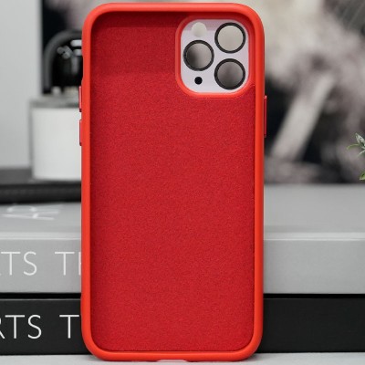 Чохол TPU+Glass Sapphire Midnight with MagSafe для Apple iPhone 13 Pro (6.1") Червоний / Red