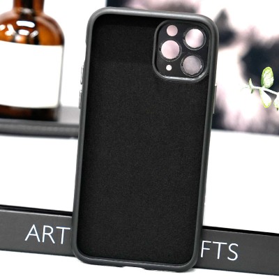 Чохол TPU+Glass Sapphire Midnight with MagSafe для Apple iPhone 13 Pro (6.1") Чорний / Black