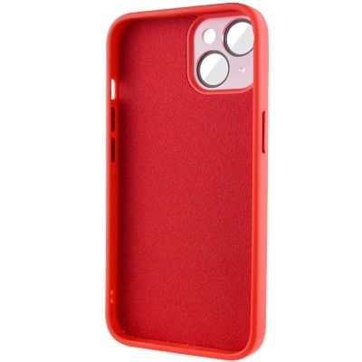Чохол TPU+Glass Sapphire Midnight для Apple iPhone 14 (6.1") Червоний / Red