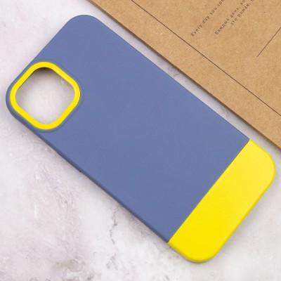 Чохол TPU+PC Bichromatic для Apple iPhone 13 (6.1") Blue / Yellow