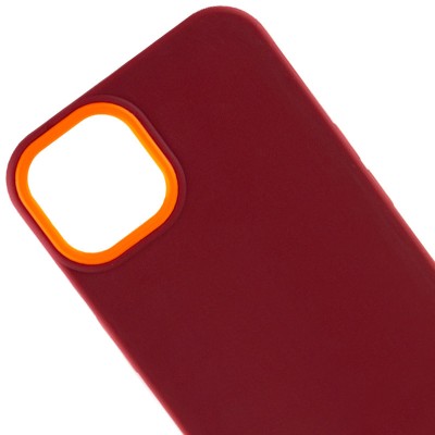 Чохол TPU+PC Bichromatic для Apple iPhone 13 (6.1") Brown burgundy / Orange Чохол TPU+PC Bichromatic для Apple iPhone 13 (6.1") Brown burgundy / Orange