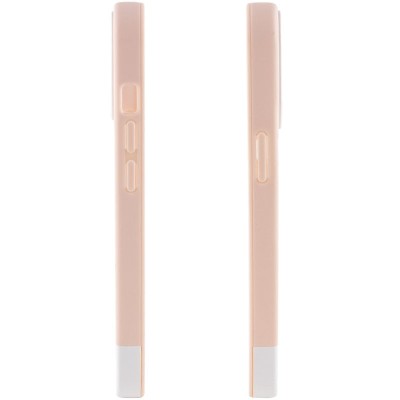Чохол TPU+PC Bichromatic для Apple iPhone 13 (6.1") Grey-beige / White