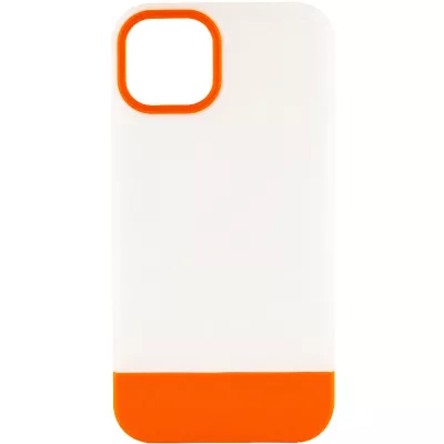 Чохол TPU+PC Bichromatic для Apple iPhone 13 (6.1") Matte / Orange