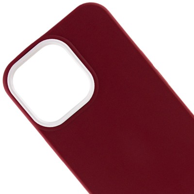 Чохол TPU+PC Bichromatic для Apple iPhone 13 Pro (6.1") Wine / White