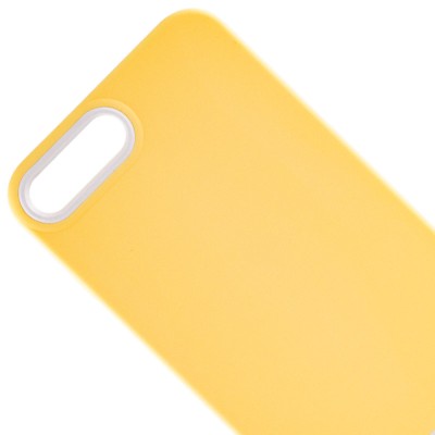 Чохол TPU+PC Bichromatic для Apple iPhone 7 plus / 8 plus (5.5") Creamy-yellow / White