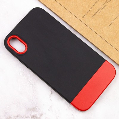 Чохол TPU+PC Bichromatic для Apple iPhone X / XS (5.8") Black / Red
