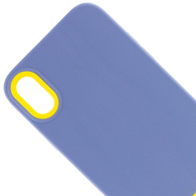 Чохол TPU+PC Bichromatic для Apple iPhone X / XS (5.8") Blue / Yellow