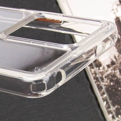 Чохол TPU+PC Clear 2.0 mm metal buttons для Xiaomi Poco X5 5G / Redmi Note 12 5G Прозорий