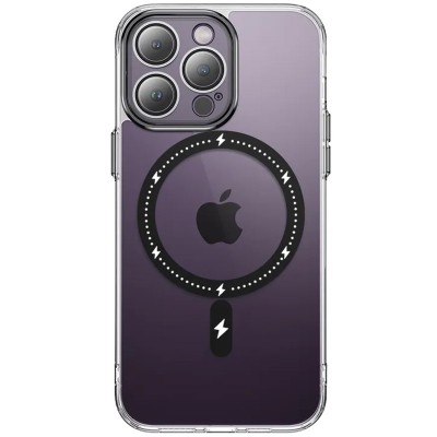 Чохол TPU+PC Colorful with MagSafe для Apple iPhone 12 Pro (6.1") Black