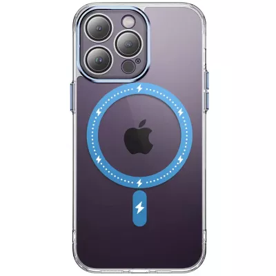 Чохол TPU+PC Colorful with MagSafe для Apple iPhone 13 Pro (6.1") Blue