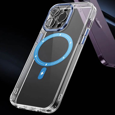 Чохол TPU+PC Colorful with MagSafe для Apple iPhone 13 Pro Max (6.7") Blue
